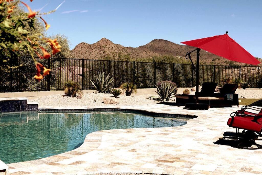 Phoenix Home With Heated Pool, Desert Views & Hot Tub Anthem Kültér fotó